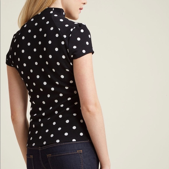 High Society Keyhole Top Polka Dot NWOT - Picture 2 of 8